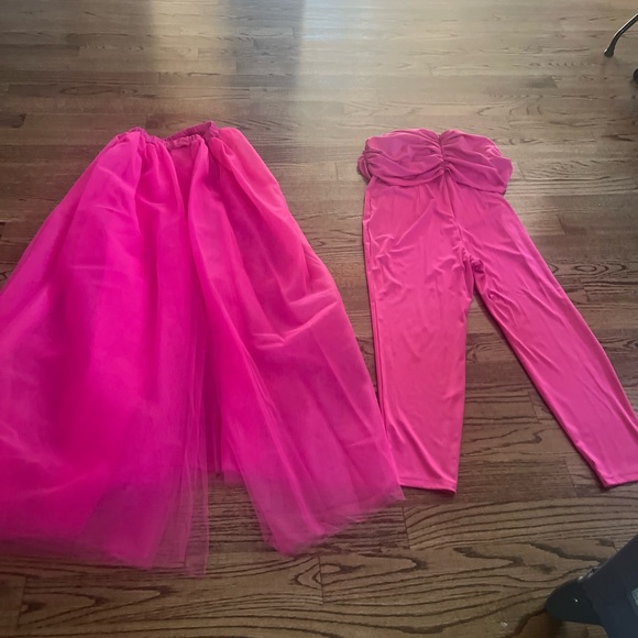 2 piece Party Fuchsia Set - Picture 2 of 2